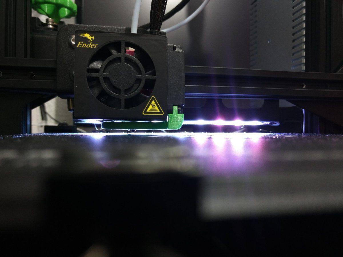 Suporte para fita de LED para Ender3 ou perfil V 20 x 20.