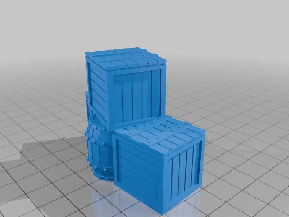 Barricadas de caixotes e barris