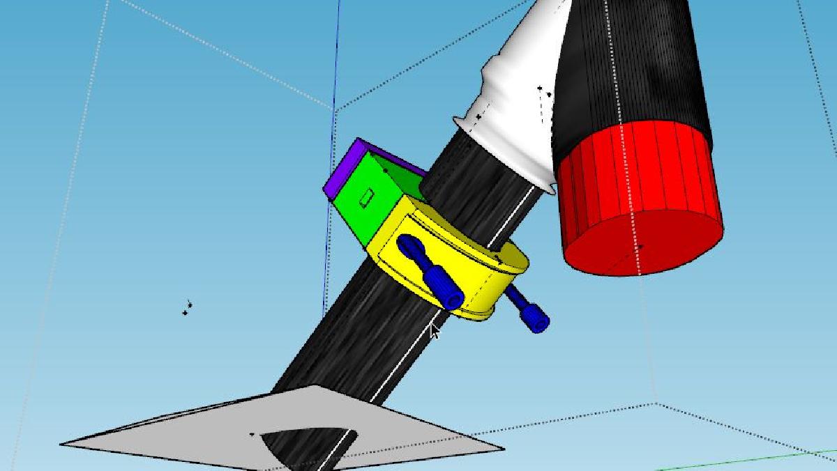 Alicate Xiaomi m365 (montagem do quadro da scooter) para adicionar uma caixa ou bolsa   Plato e colar de aperto para adicao de caixa ou saco.
