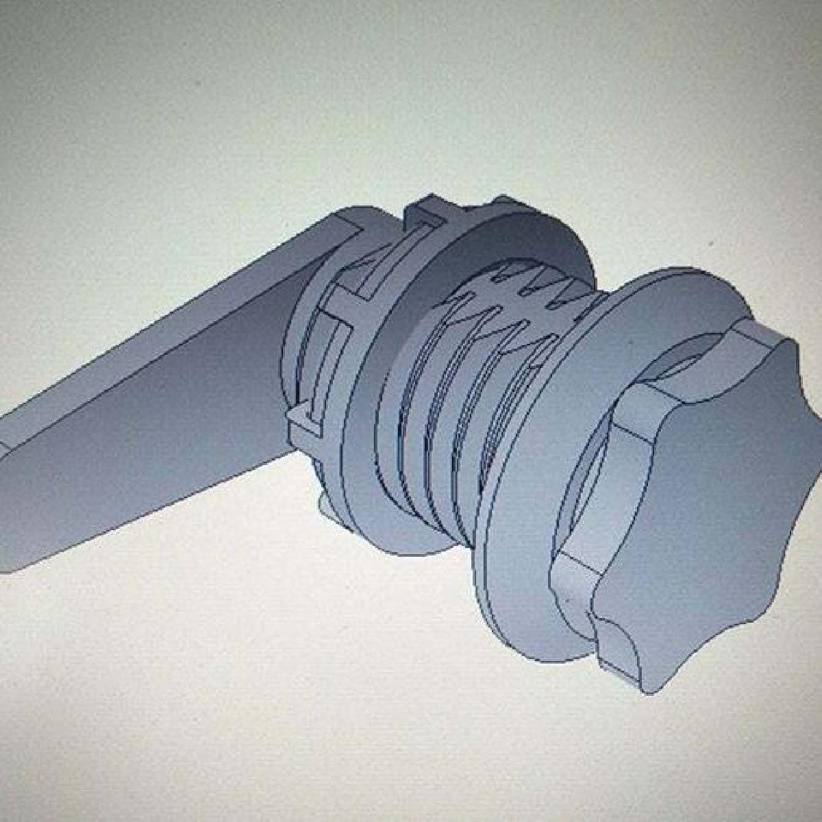 Trava de porta de arcade simples