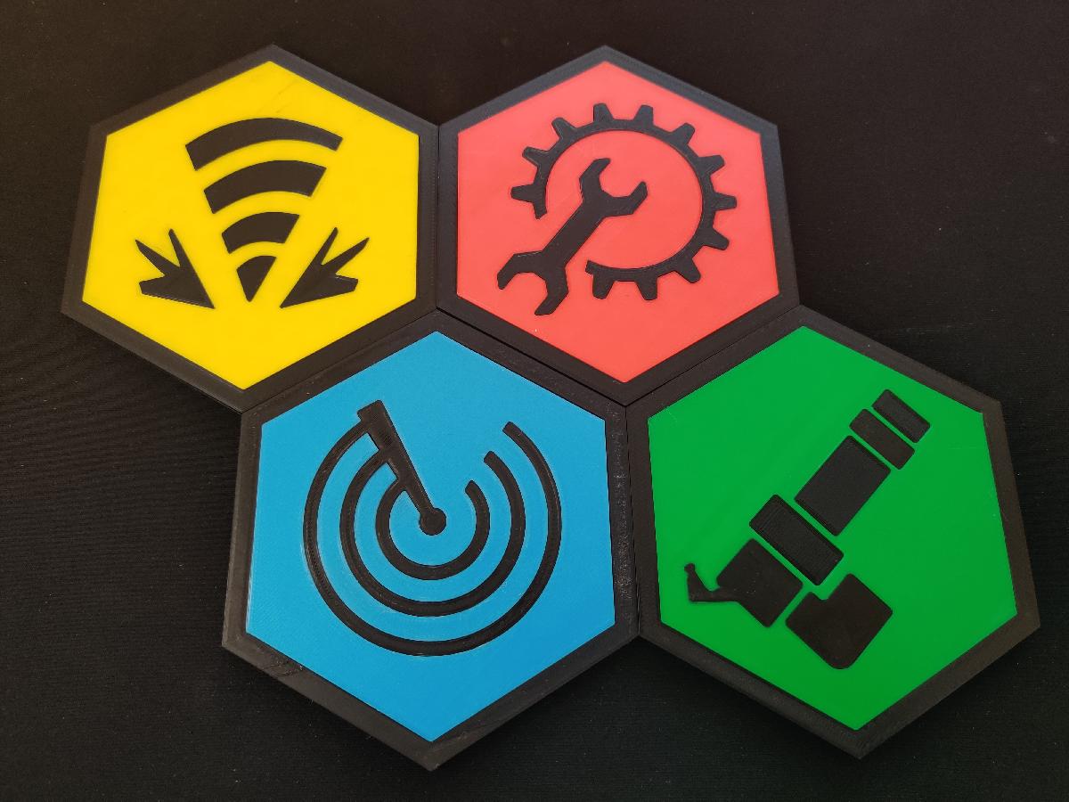 Coasters / Tapetes de Deep Rock Galactic (DRG)