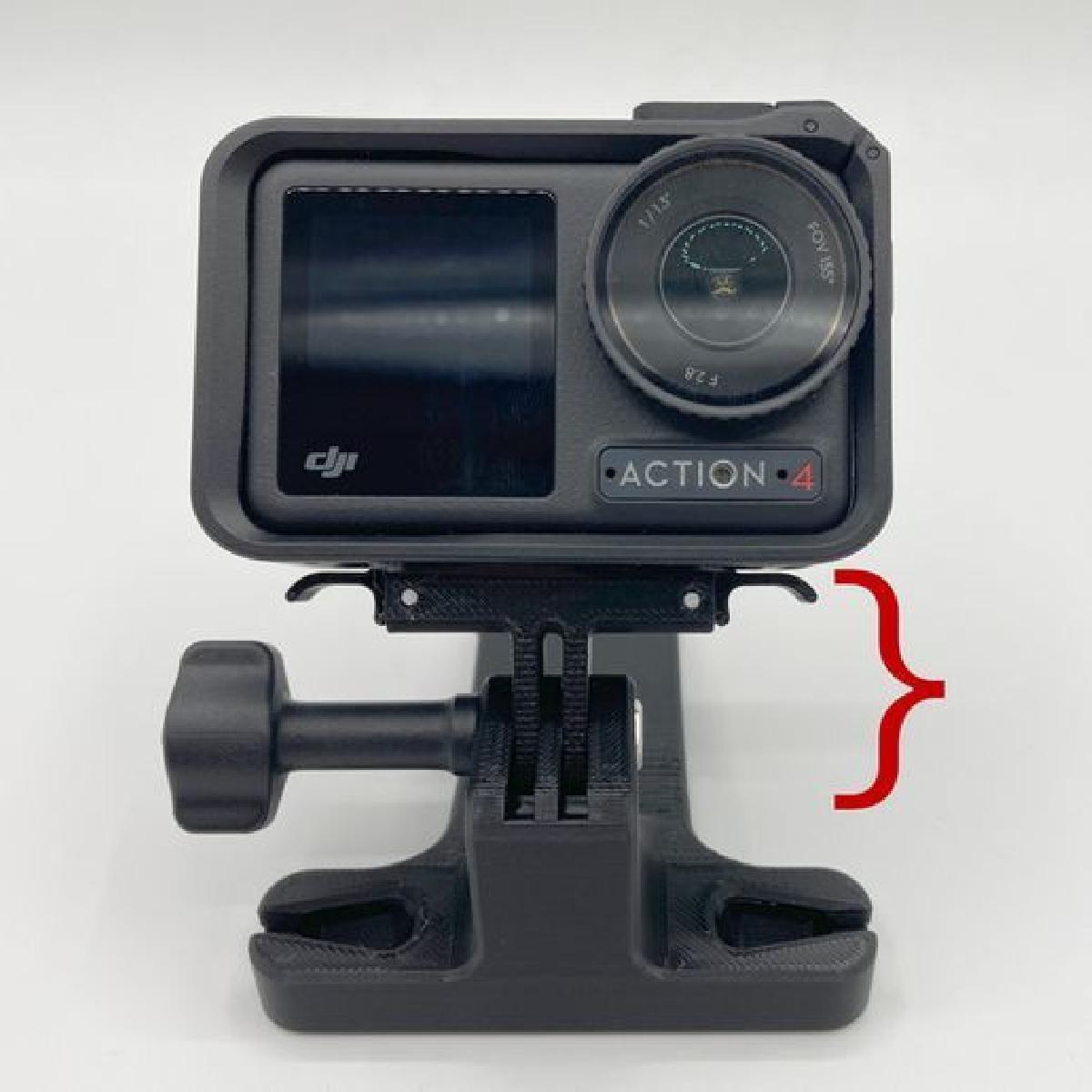 Adaptador de Montagem de Liberacao Rapida Alternativo para DJI Osmo Action