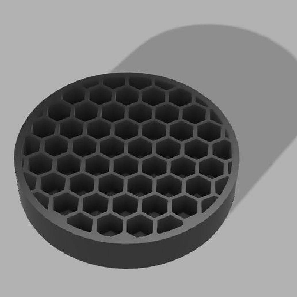 Coaster em forma de colmeia