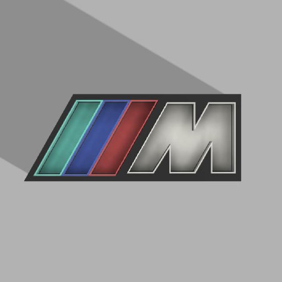 Placa de LED da BMW M