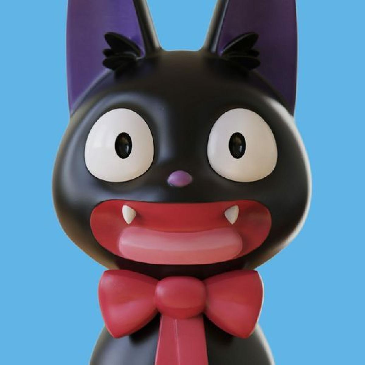 Estudio Ghibli Jiji O Gato (Do Filme Servico de Entregas da Kiki)