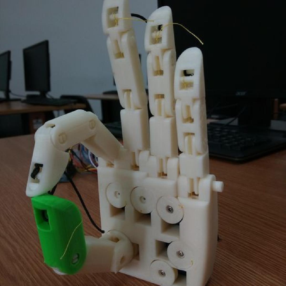 Mao robotica V2 EPS Biomecanique Mao mecanica bionica Mao mecanica robotizada