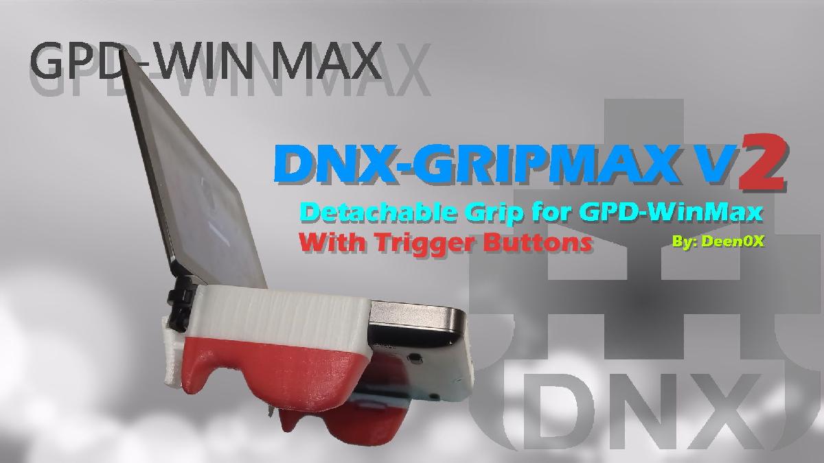 DNX GripMax V2 (Apoio para GPD WinMax, com botoes de gatilho)
