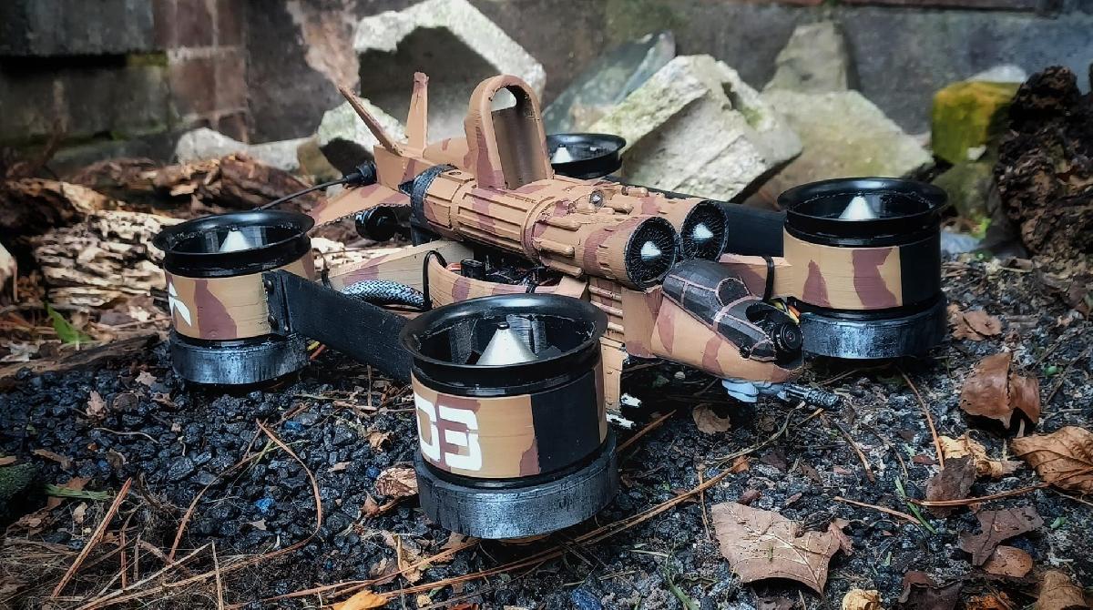 Quadricoptero EDF FPV
