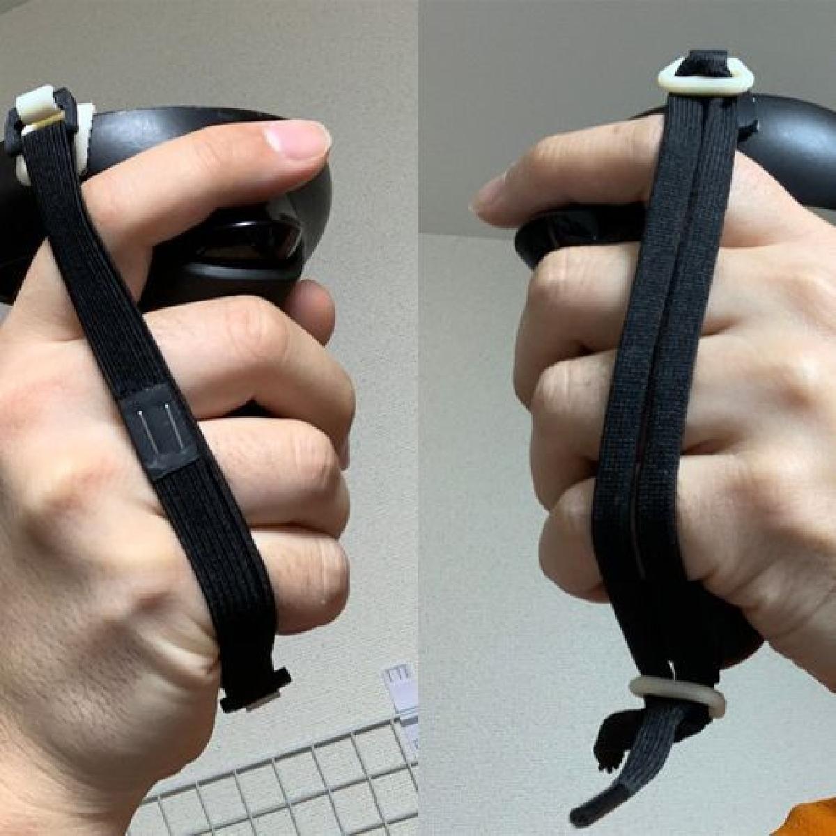 Anel de cordao para controle do Oculus Quest para corda elastica ou elastico de roupa.