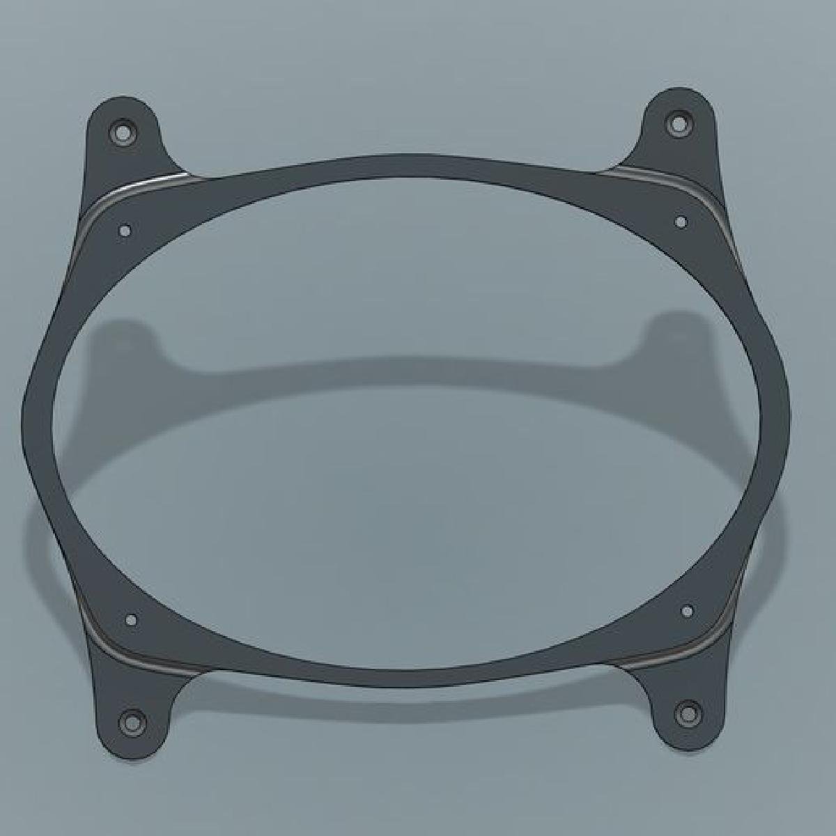 Moldura e suporte para alto falante 6X9'