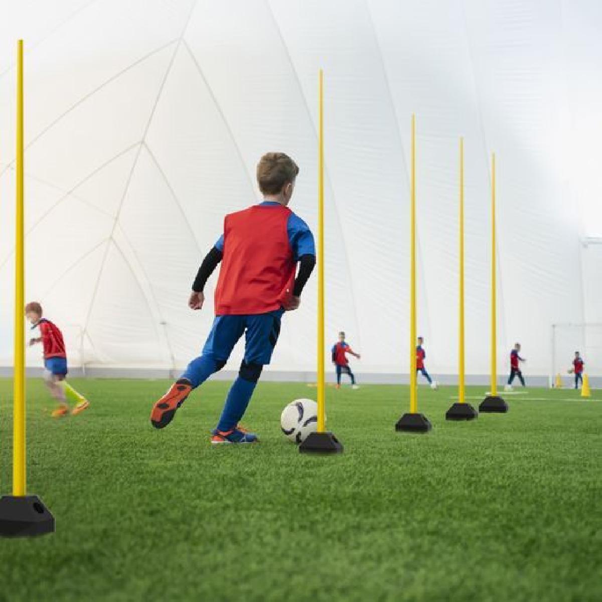 Equipamento de treino de futebol, barra de exercicio de futebol.