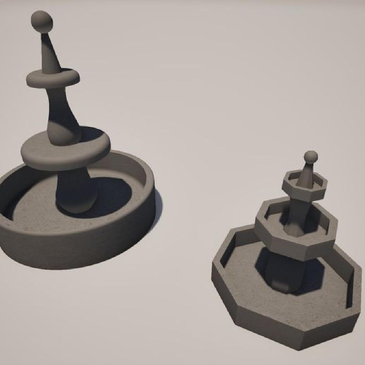 Bancos e pias, nas escalas N e H0.