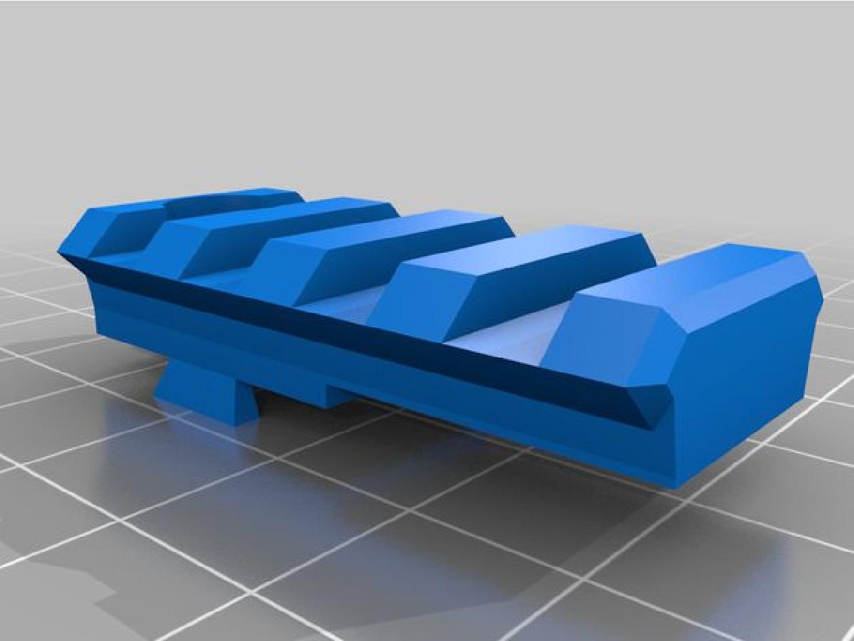 Adaptador KLI Hi Capa de calha Dovetail para Picatinny