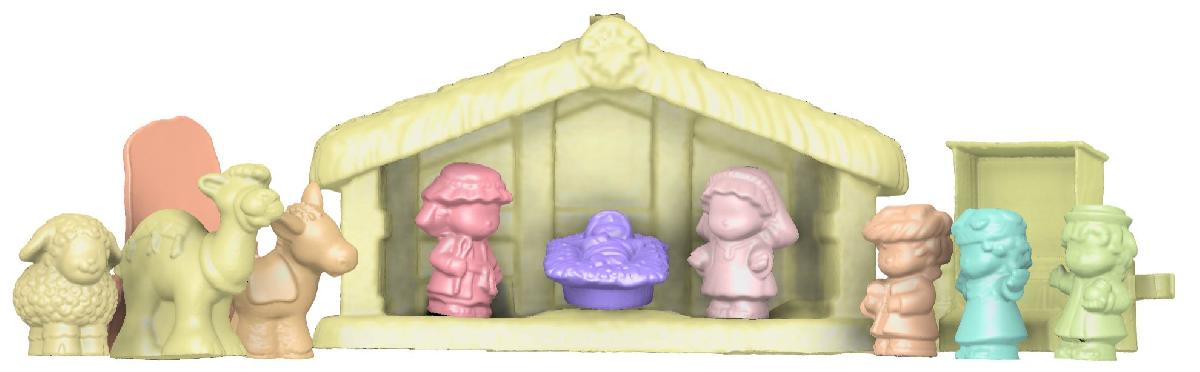 Fisher Price Pequenas Pessoas Deluxe Historia de Natal, Cena de Natividade, Conjunto de Brinquedos (Escaneado)
