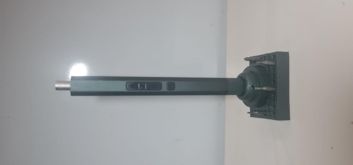 Base de carga de chave de fenda de precisao