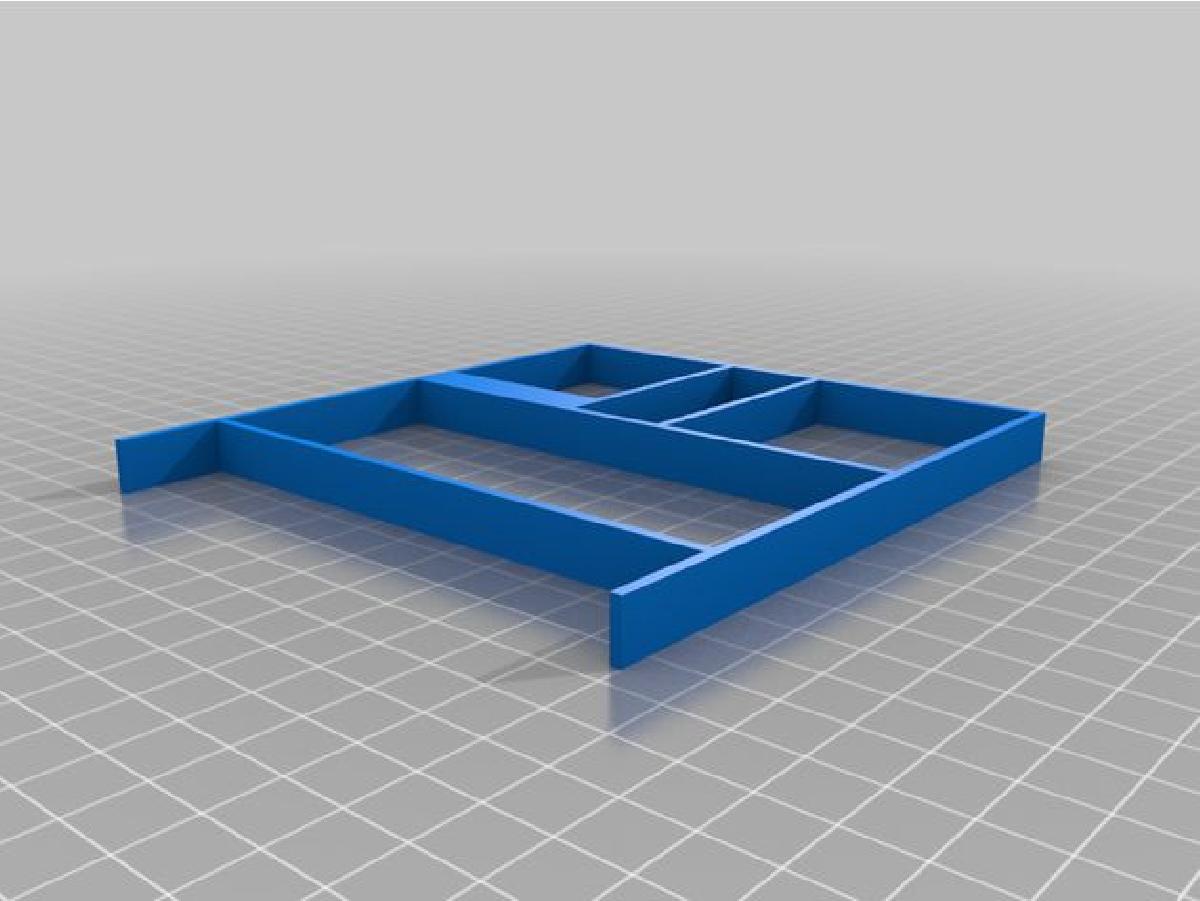 Gaveta para Ender 3 com divisorias