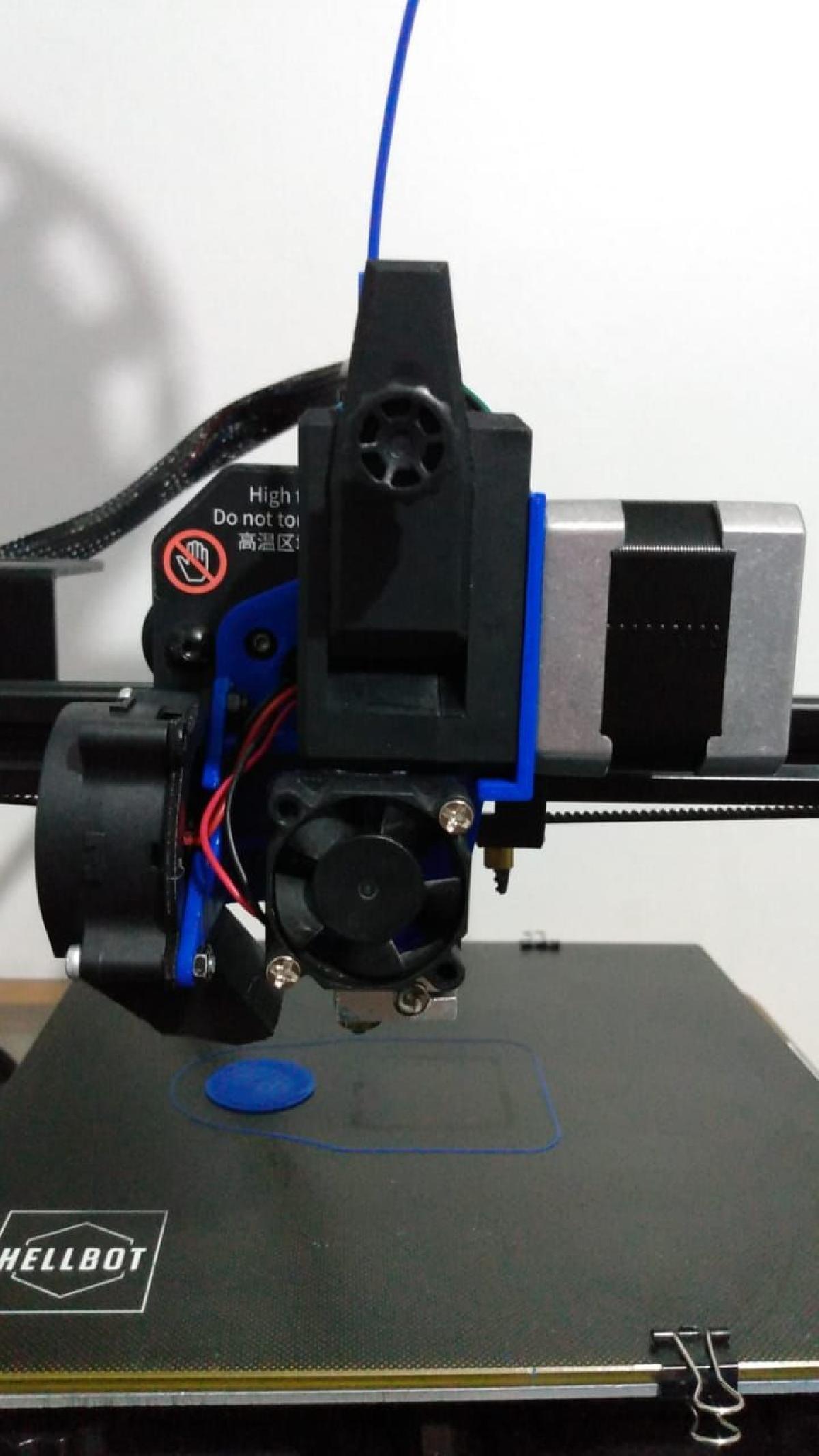 suporte e3d v6+BMG+fan4020 HELLBOT magna 1 v2