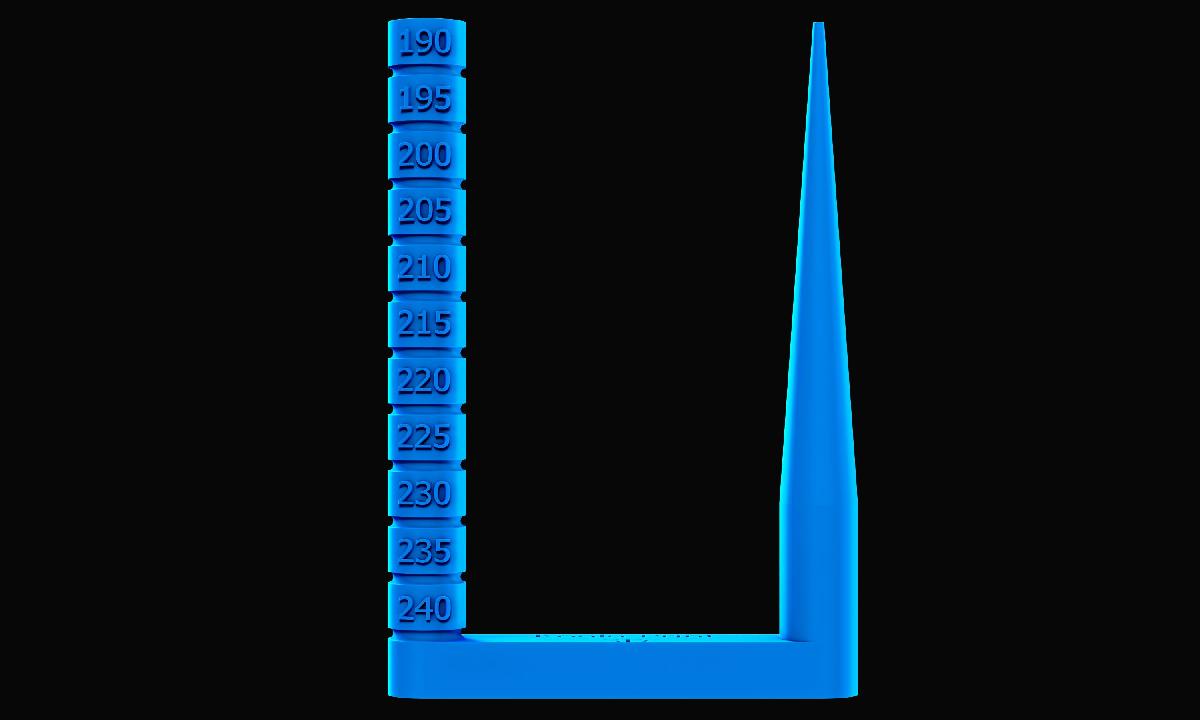 torre de calibracao de temperatura e corda