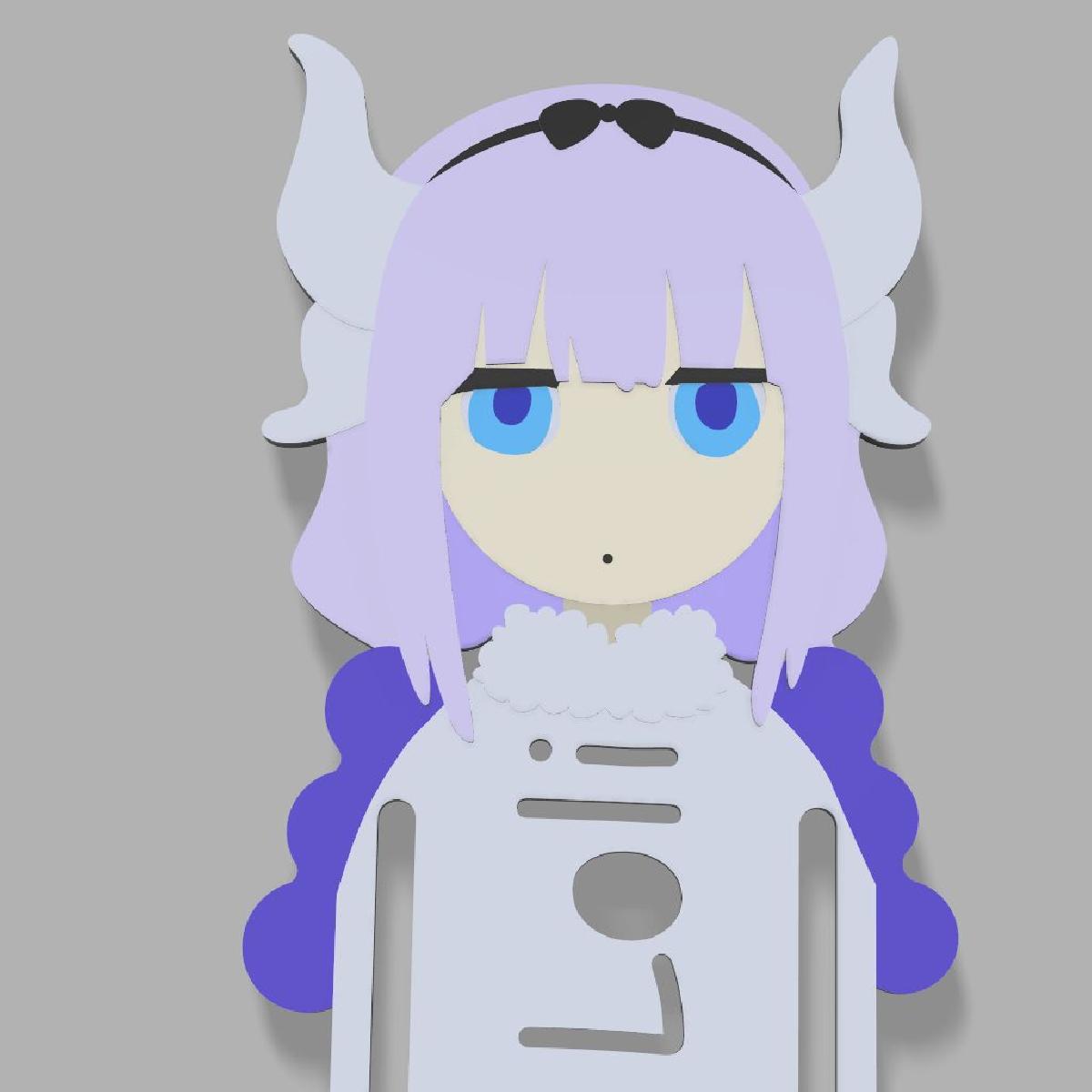 Kanna Kamui Marcador de Livro Dragao da Dona Kobayashi