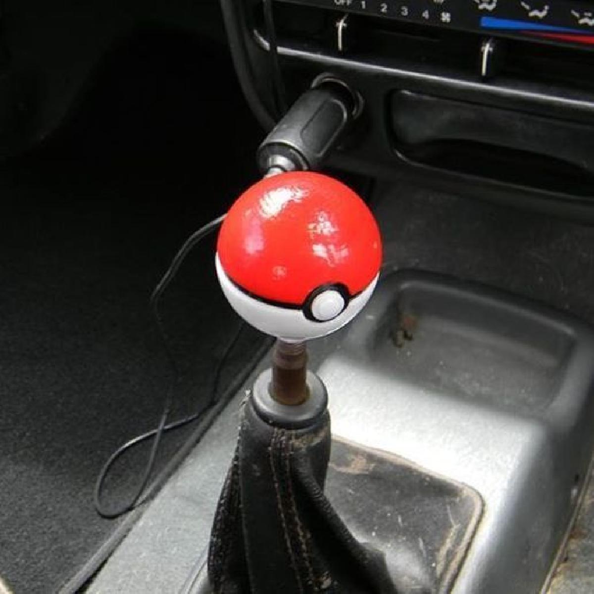 Nob de mudanca de marcha Pokeball do Pokemon