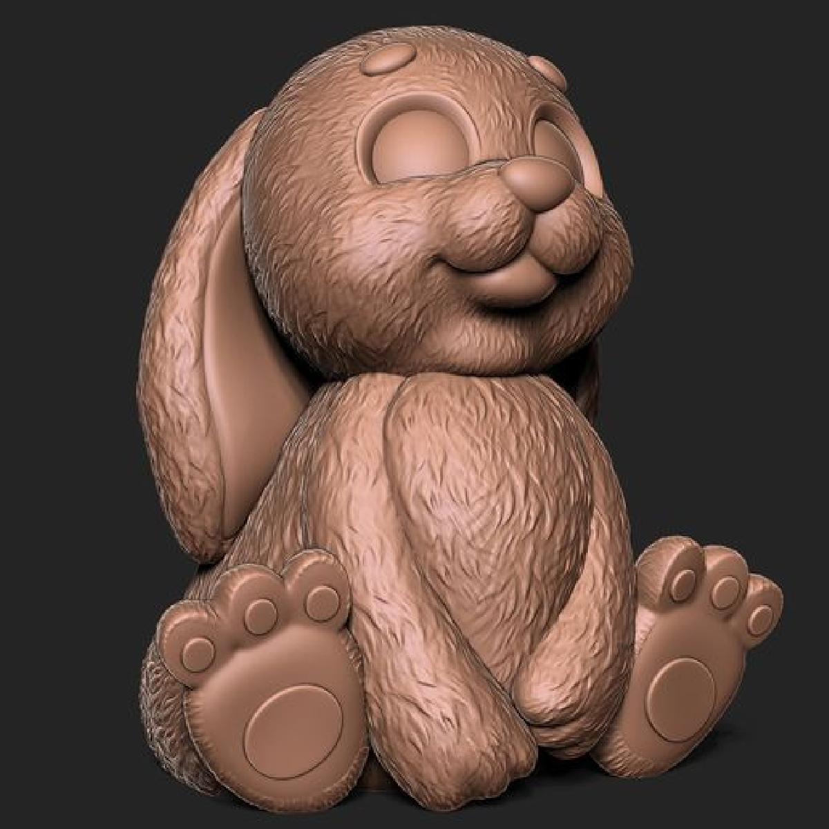 Chaveiro de coelhinho fofo