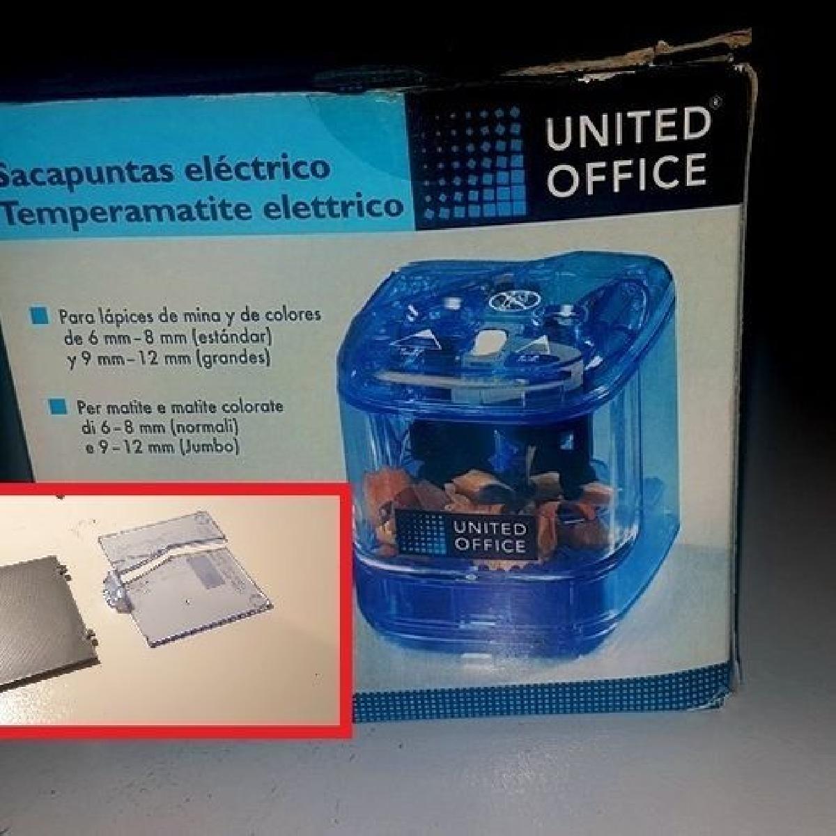 Tampao do Apontador de Lapis Eletrico United Office