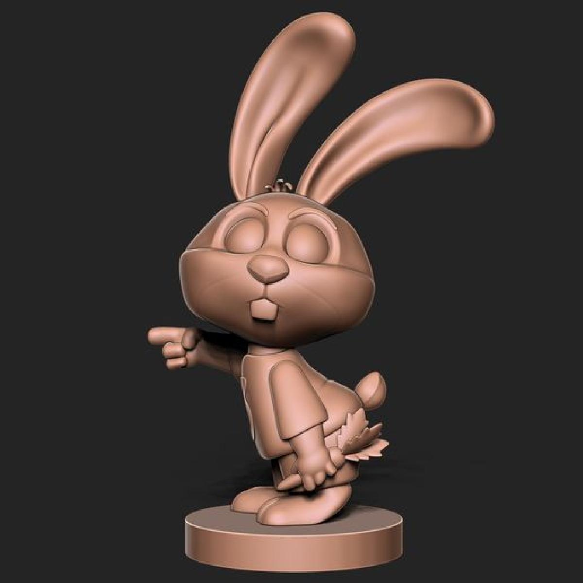 Coelhinho fofo com Base