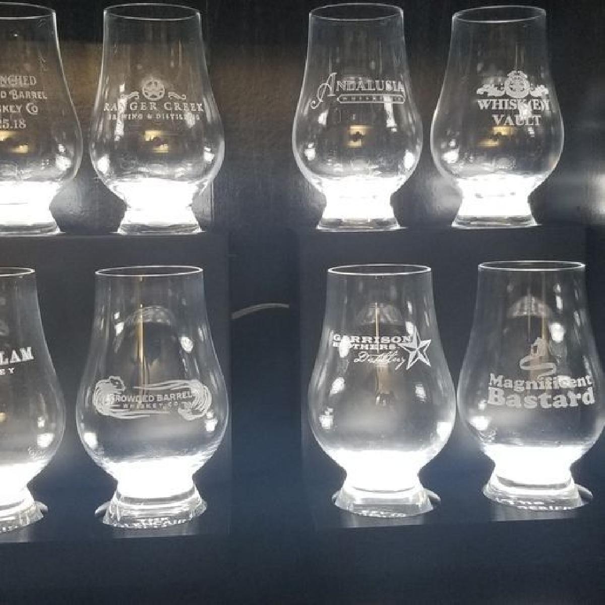 Suporte Iluminado para Copo Glencairn 4