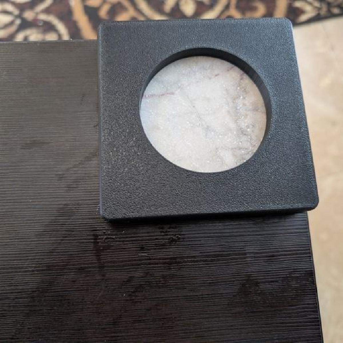 guarda copos de amostra de marmore