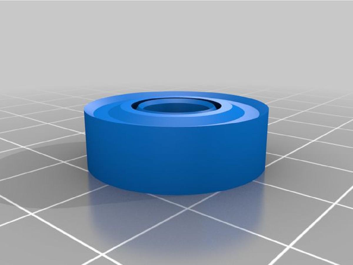 Rolamento 608 mais complexo, mais dificil de imprimir e nao infalivel.