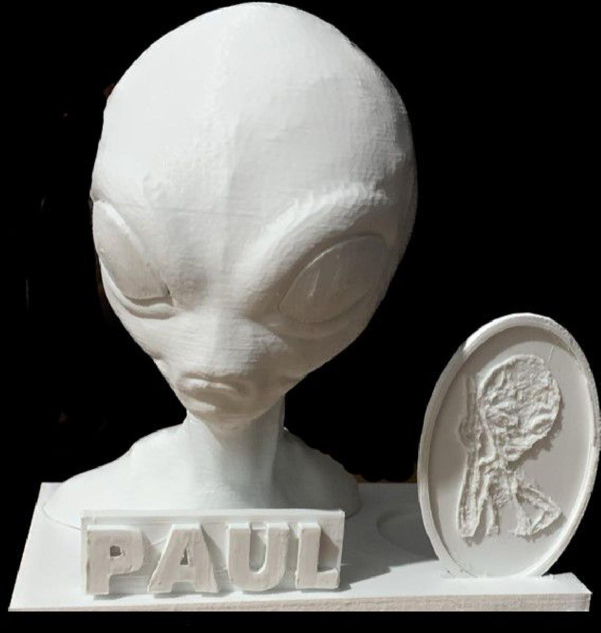 Base alienigena (Paul) com litografia