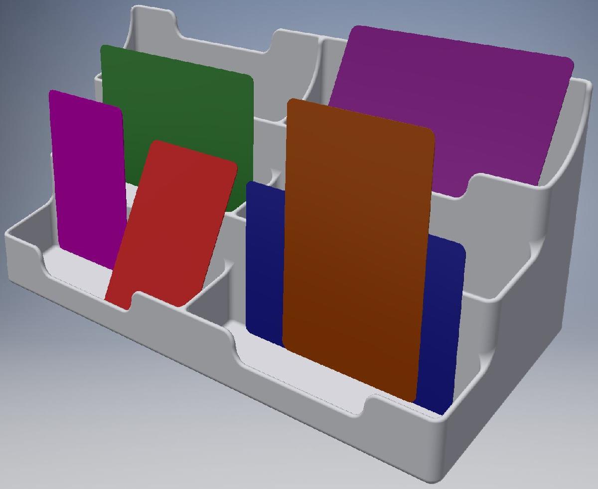 Inserto para cartas de jogos de mesa