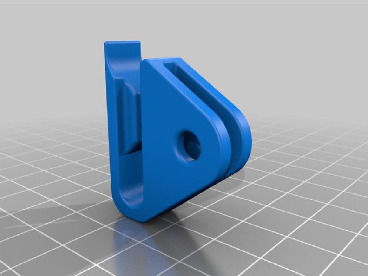 suporte de luz elops cl100 decathlon para fixacao gopro