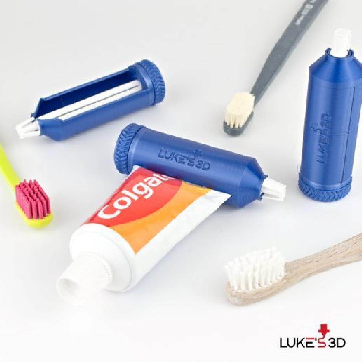 Espremer tubo de pasta de dente tipo catraca
