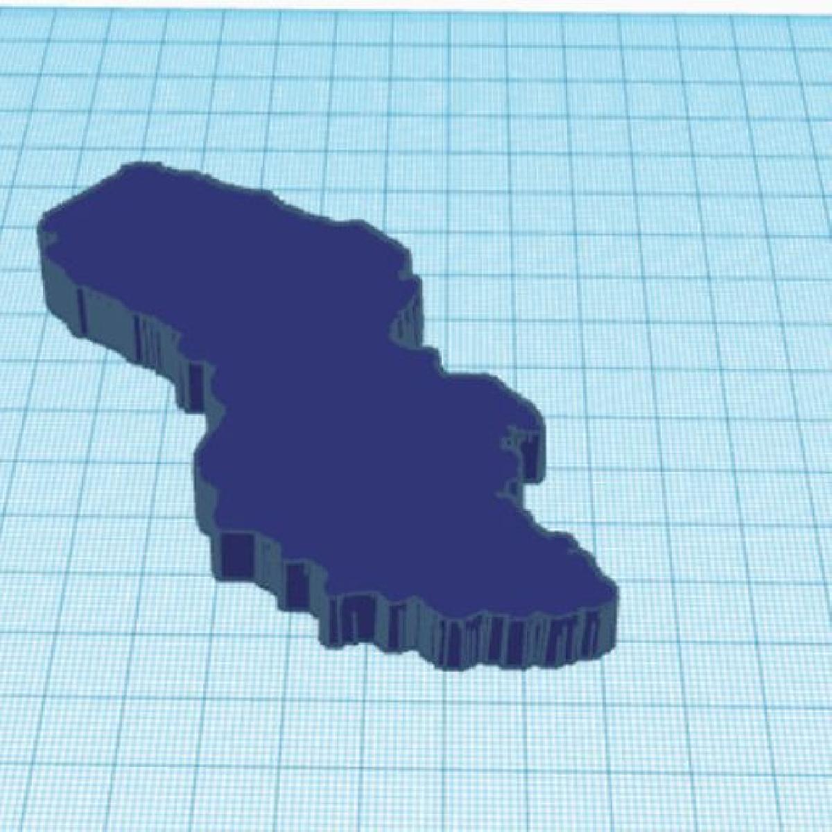 Mapa 3D de Turkmeneli