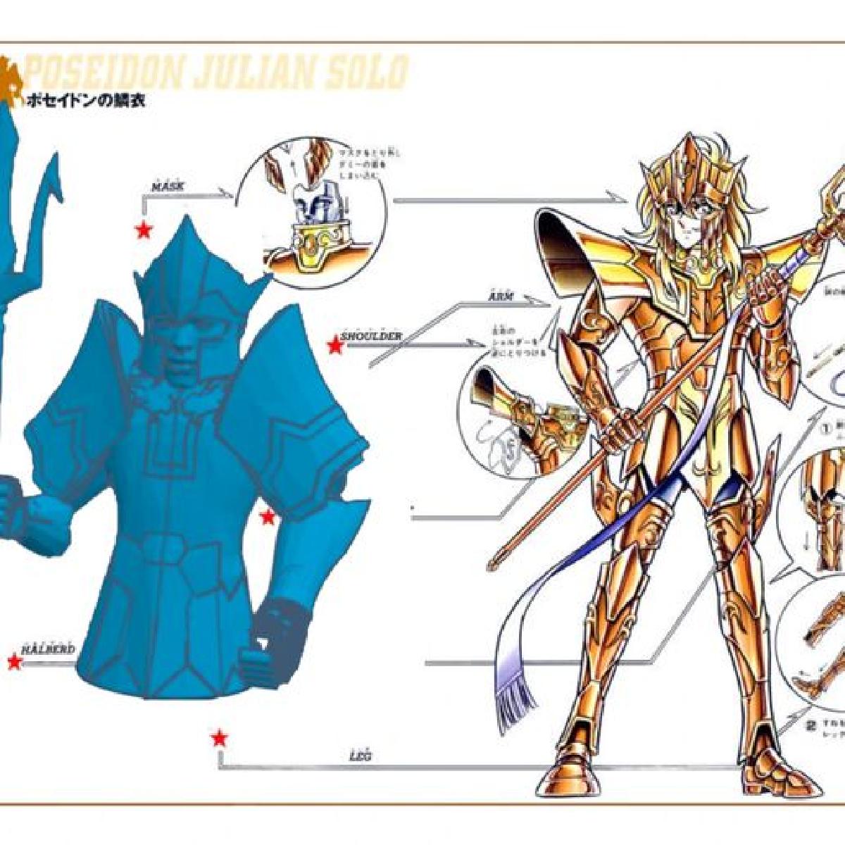 Saint Seiya Roupa de Deus Poseidon