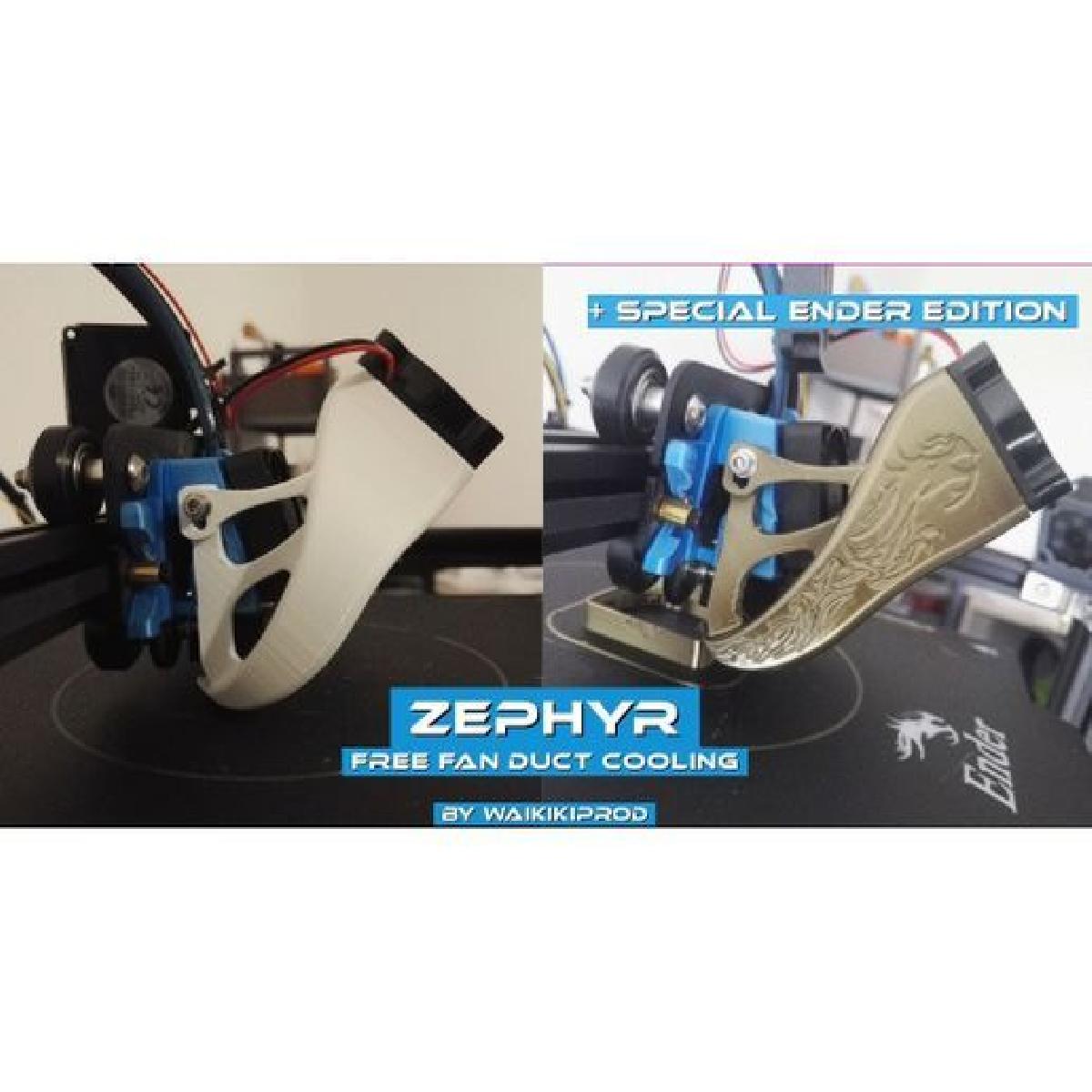 ZEPHYR V2 adaptativo para resfriamento do duto do ventilador Bullseye