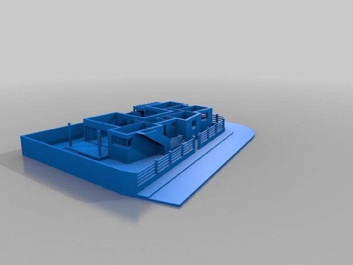 Residencia unifamiliar com apartamento no sotao.