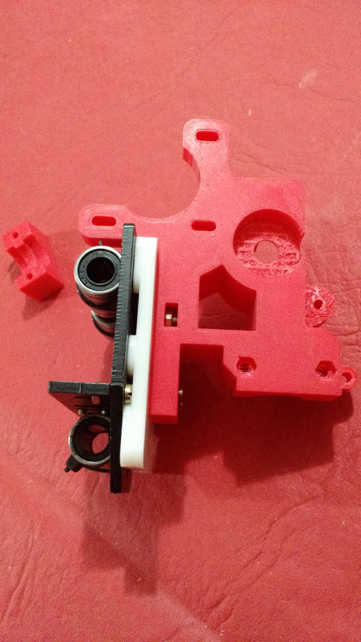 Adaptador para carro X de P3Steel para extrusor Rework