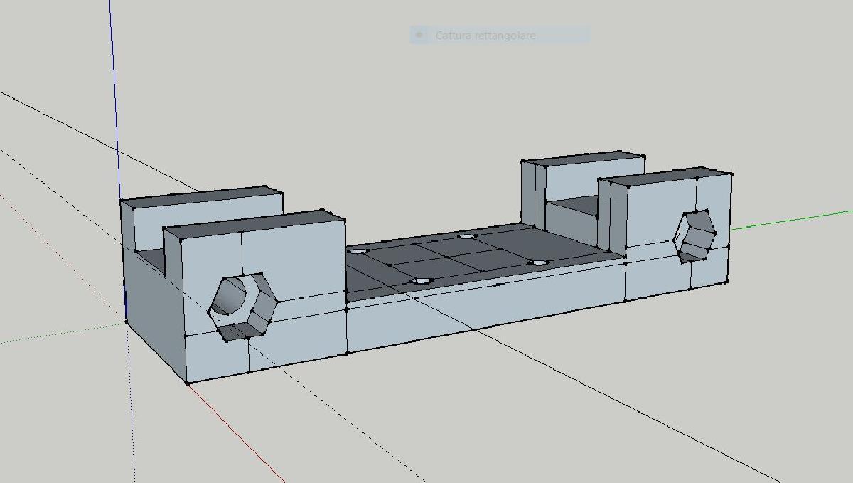 Alfawise U20   Trilho Linear MGN12H do Eixo Z