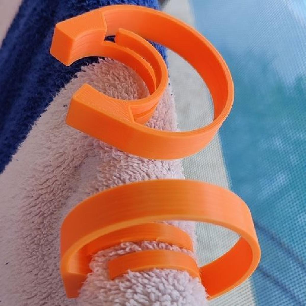 Gancho Parametrico para Varal de Toalhas e Trajes de Banho