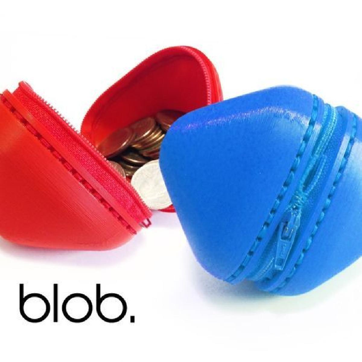 Blob bolsa com ziper