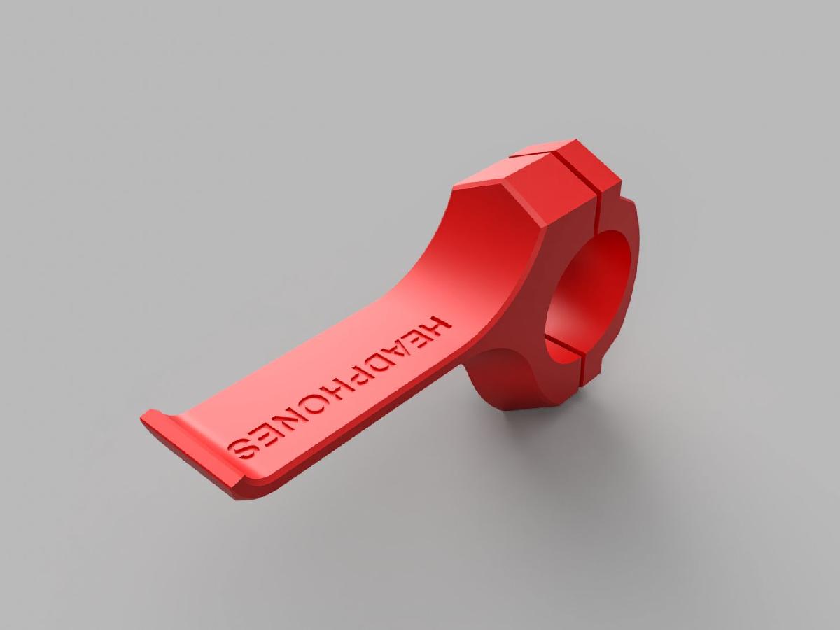 Gancho para fones de ouvido do suporte para bateria (varias versoes)
