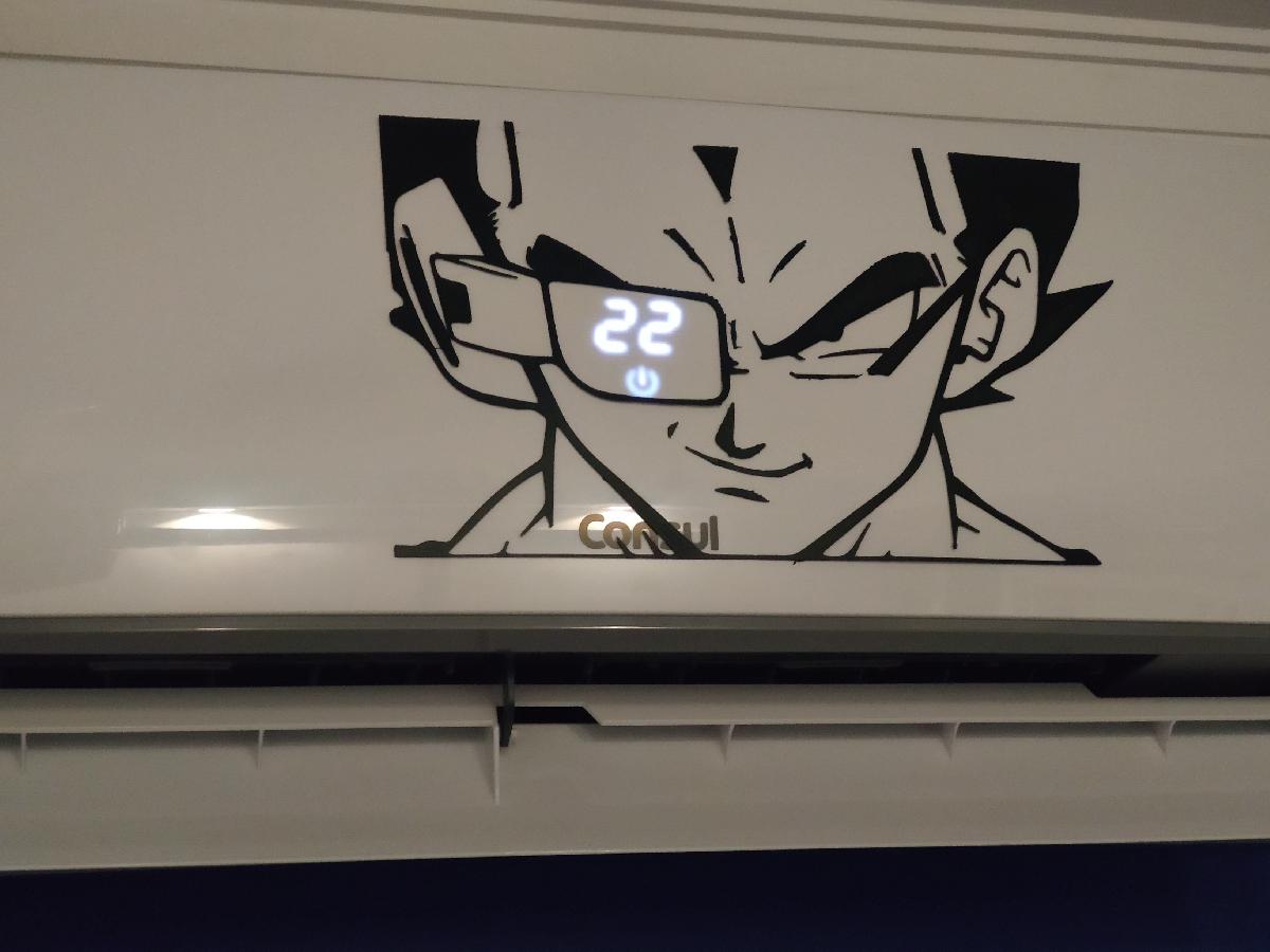 Ar condicionado Vegeta (E mais de 9000)
