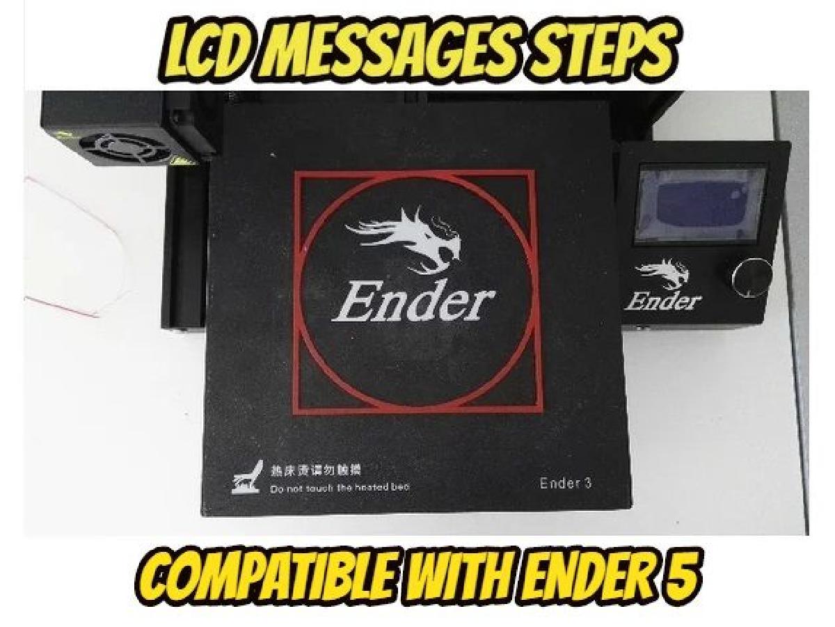 Nivelamento da cama Ender 3/5 G CODE + impressao de teste + ATUALIZACAO DOS PASSOS DO LCD 28/11/19