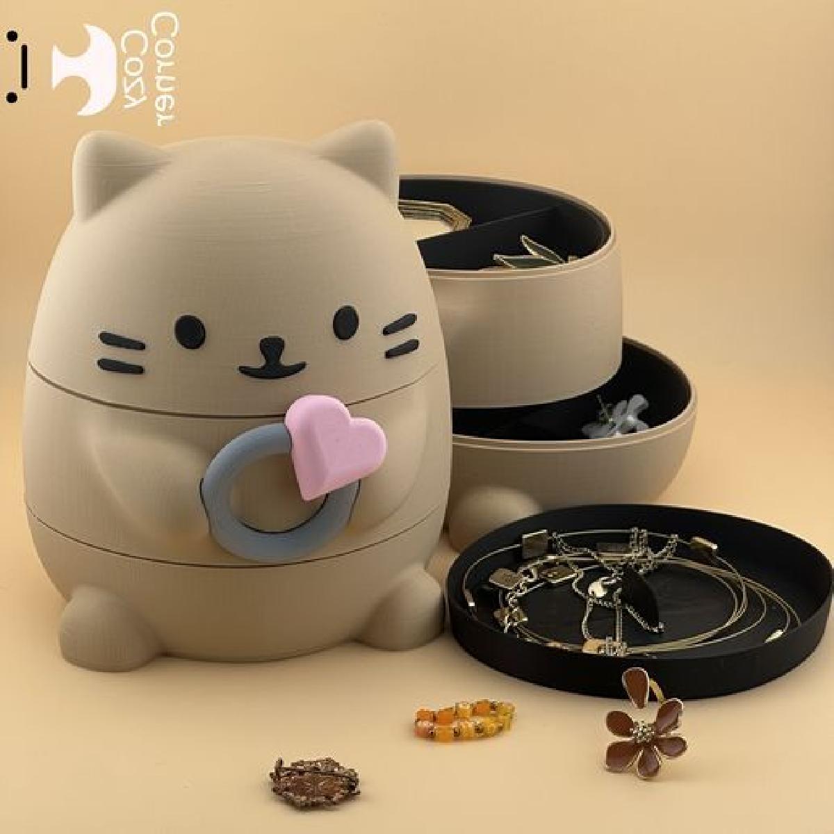 Caixa de joias para gatos