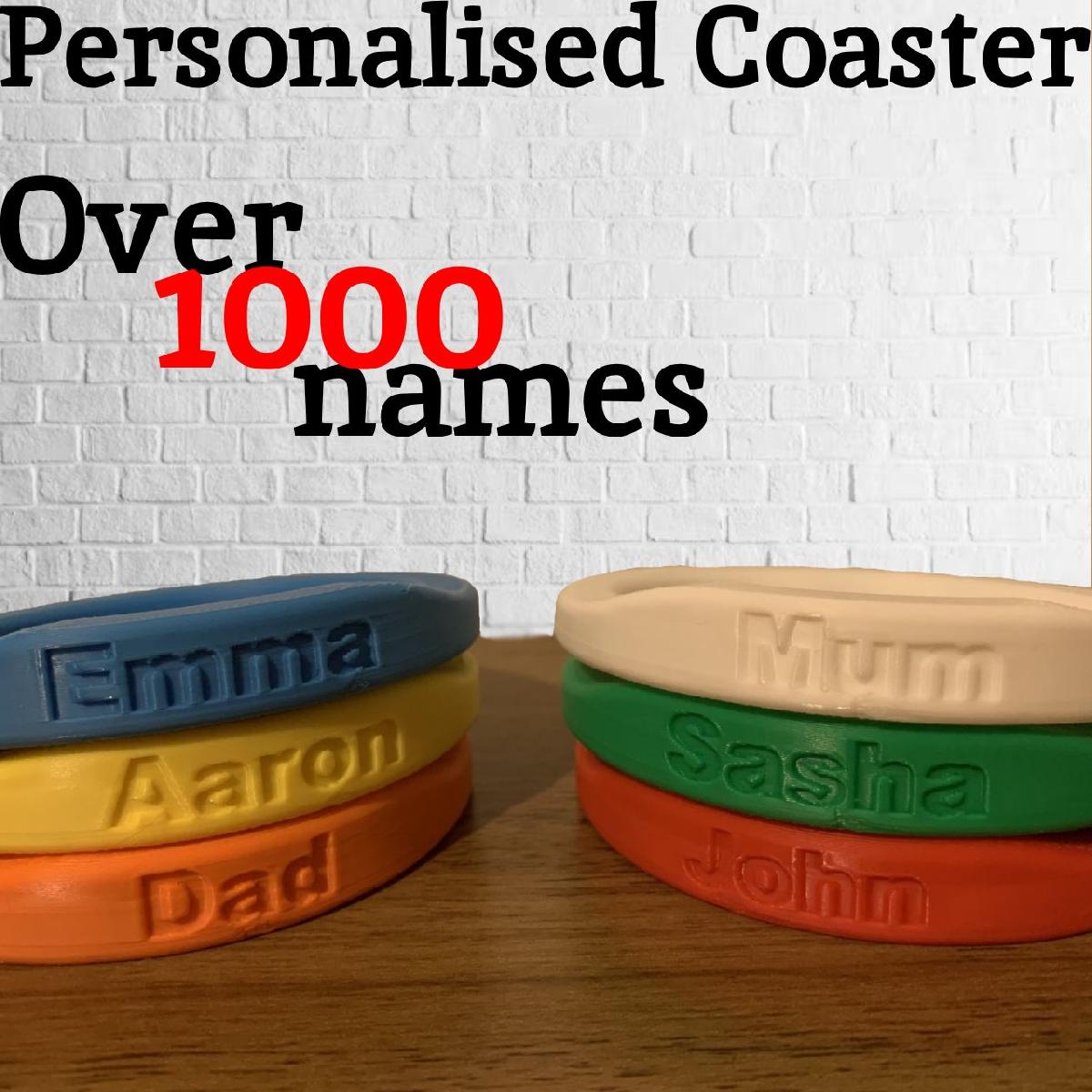 Porta copos personalizado (com nomes)