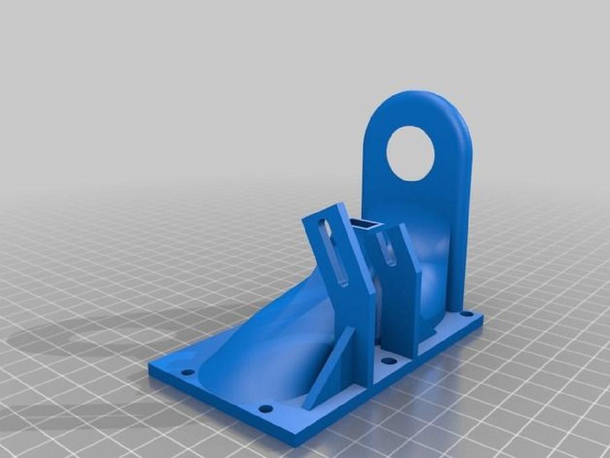 Suporte de ventiladores de capa e extrusor