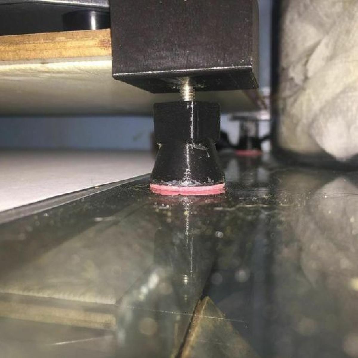 nivelador de plataforma da impressora de resina (nivelamento da impressora de resina em si, nao do leito)