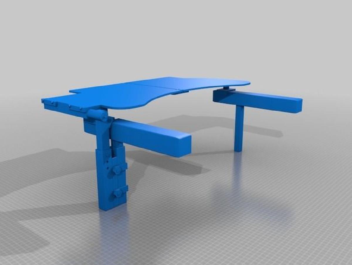Mesa dobravel para cadeira de rodas